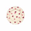 6&frac12;&quot; Plate-Pink Hearts
