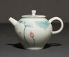 Teapot Lotus Hand Painted Porcelain 150ml