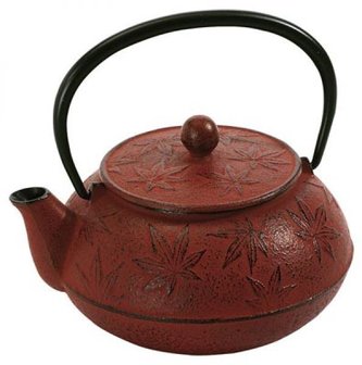 Iwachu Teapot Kaede Red 650ml