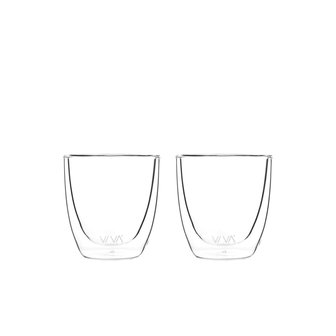 Glas Dubbelwandig 100ml Set van 2