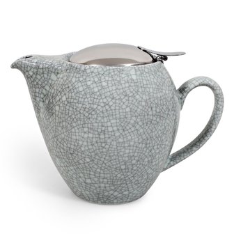 Teapot L 580ml-crackle blue-grey