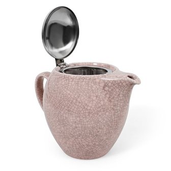 Teapot L 580ml-crackle pink