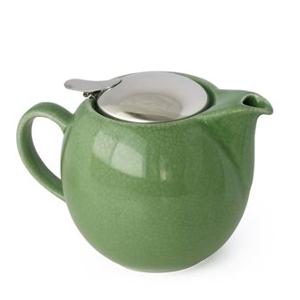 Teapot XL 680ml-crackle green