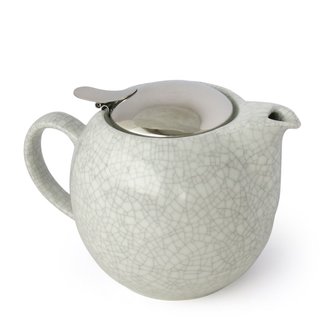 Teapot XL 680ml-crackle white