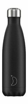 Chilly&#039;s Bottle 500ml-Black Matte