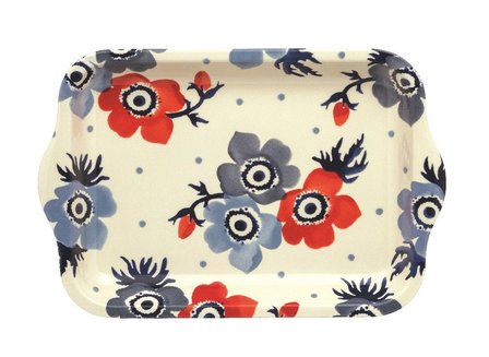 Small Melamine Tray-Anemone