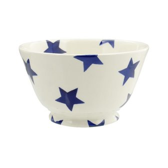 Small Old Bowl-Blue Star