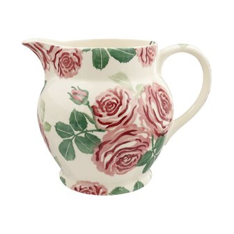 3 pt Jug-Pink Roses