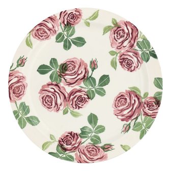 Serving Plate-Pink Roses