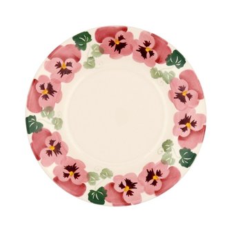 8&frac12;&quot; Plate-Pink Pansy