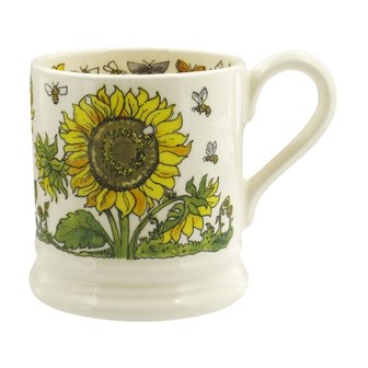 &frac12; pt Mug-Sunflowers