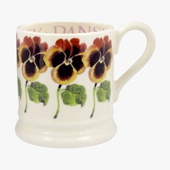 &frac12; pt Mug-Pansy