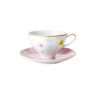 Porcelain Saucer-Bubblegum Pink