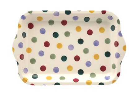 Small Melamine Tray-Polka Dots