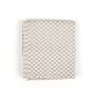 Tea Towel 65x65cm-Small Check Grey