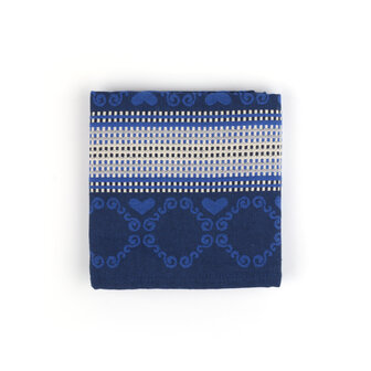 Tea Towel 65x65cm-Lace Dark Blue