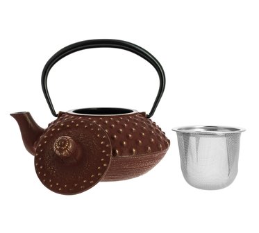 Iwachu Teapot Kanbin Brown/Gold 320ml