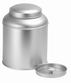 Tin Classic Silver with inner lid 125gr