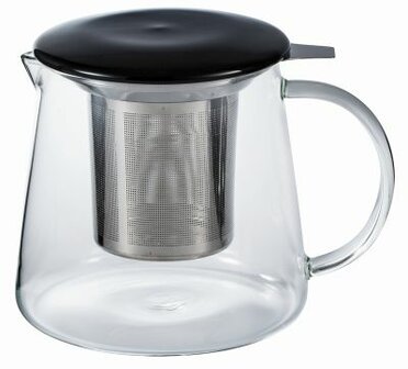 Teapot Glass 0,6l with lid/micro strainer