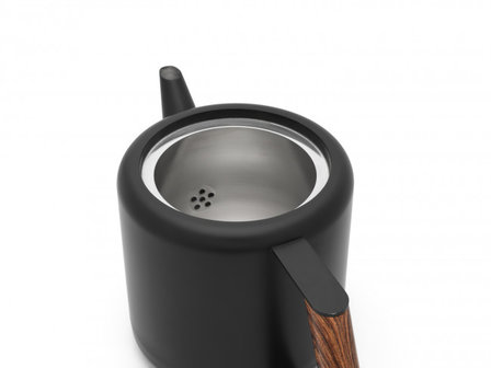 Theepot Duet&reg; Design Boston 1,1L-mat zwart