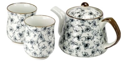 Teaset Japan Porcelain 500ml Set 2 Cups