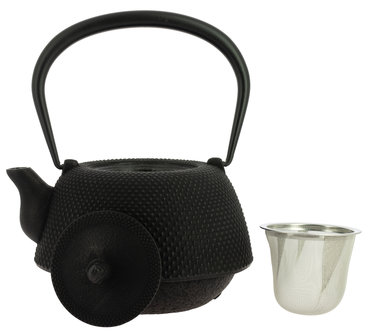 Iwachu Teapot Nambu Arare Black 1l