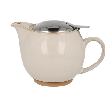 Teapot M 450ml-natural white