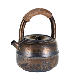 Teapot Ceramic 450ml Bronze
