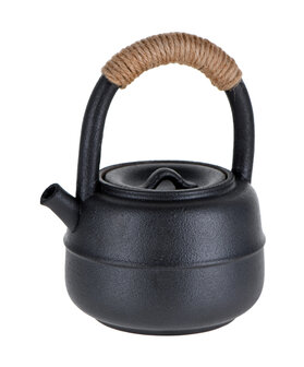 Teapot Ceramic 450ml Black