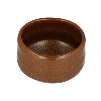 Chawan/Matcha bowl oribe-yaki Golden brown