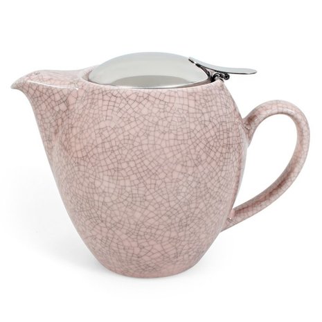 Teapot L 580ml-crackle pink
