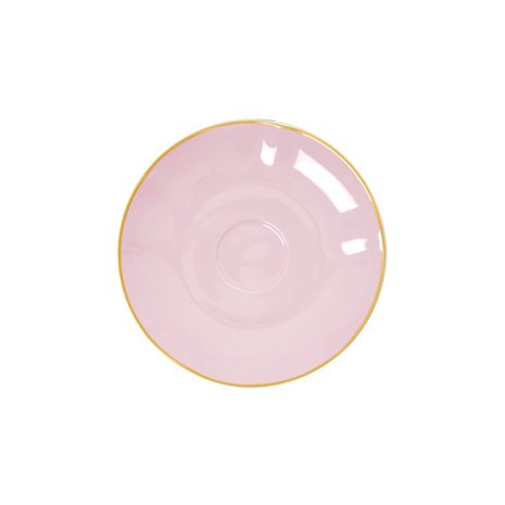 Porcelain Saucer-Bubblegum Pink