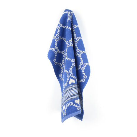 Kitchen Towel 53x60cm-Lace Royal Blue