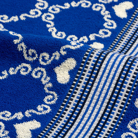 Kitchen Towel 53x60cm-Lace Royal Blue