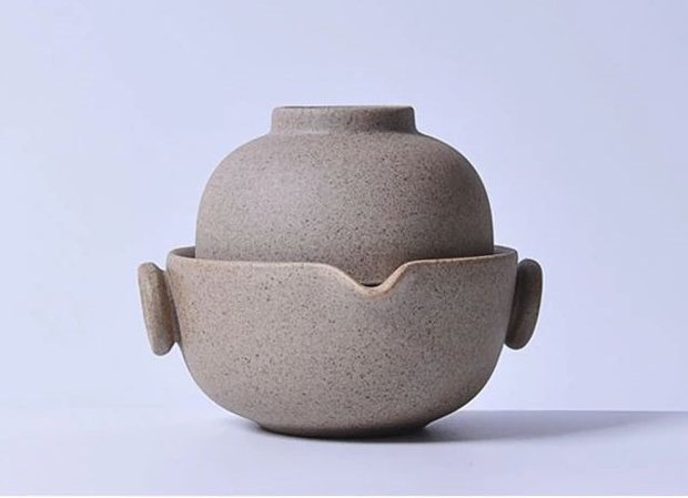 Travel Teaset Tea for One 160ml-Stone