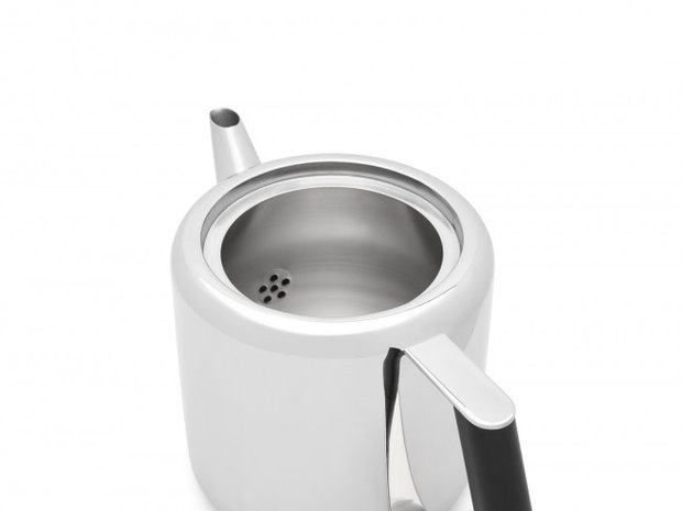 Theepot Duet® Design Boston 1,1L-RVS polished