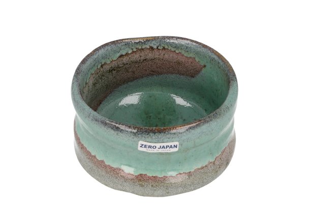 Chawan/Matcha bowl oribe-yaki Grey-Celadon