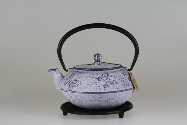 Roji Teapot Butterfly White on Cobalt Blue 0,6l