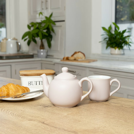Farmhouse® Teapot 2Cup 600ml-Nordic Pink