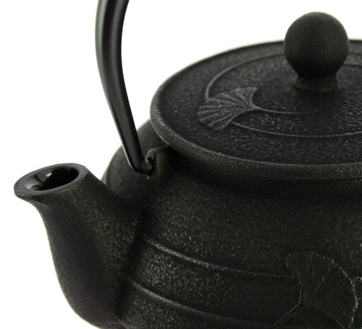 Iwachu Teapot Ginkgo Black 650ml