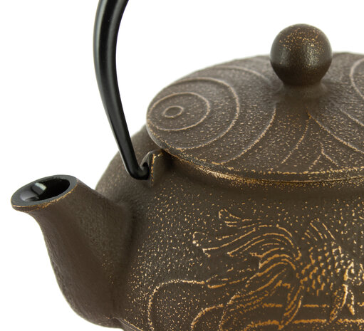 Iwachu Teapot Kingyo Brown/Gold 650ml