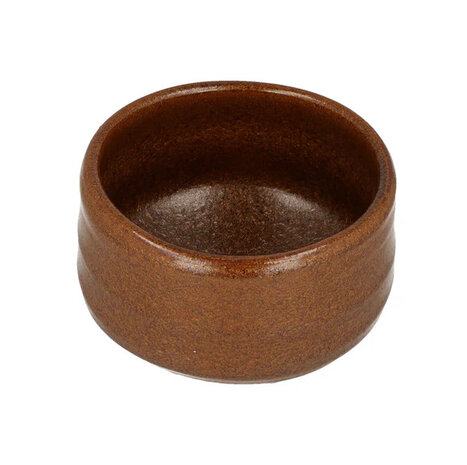 Chawan/Matcha bowl oribe-yaki Golden brown