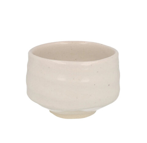 Chawan/Matcha bowl oribe-yaki White
