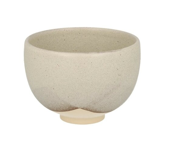 Chawan/Matcha bowl White Brown