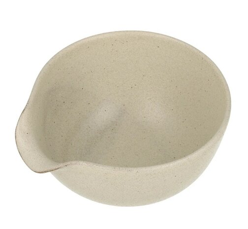 Chawan/Matcha bowl Grey White