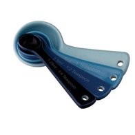 Tripod Maatlepels Set 4 dlg-Blauw