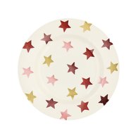 8½" Plate-Pink & Gold Stars