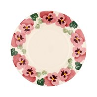 8½" Plate-Pink Pansy