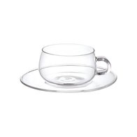 Unitea cup & saucer 230ml glass