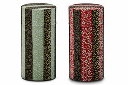 Washi canister Red/Black with inner lid 200gr